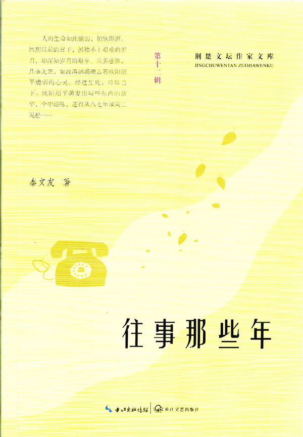 秦文友长篇小说《往事那些年》正式出版                                