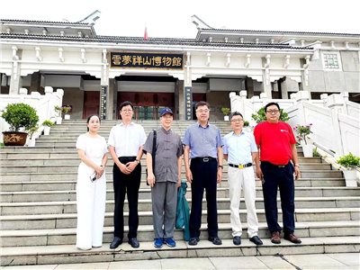 方东明陪同知名作家冯知明一行赴孝感市云梦、汉川考察